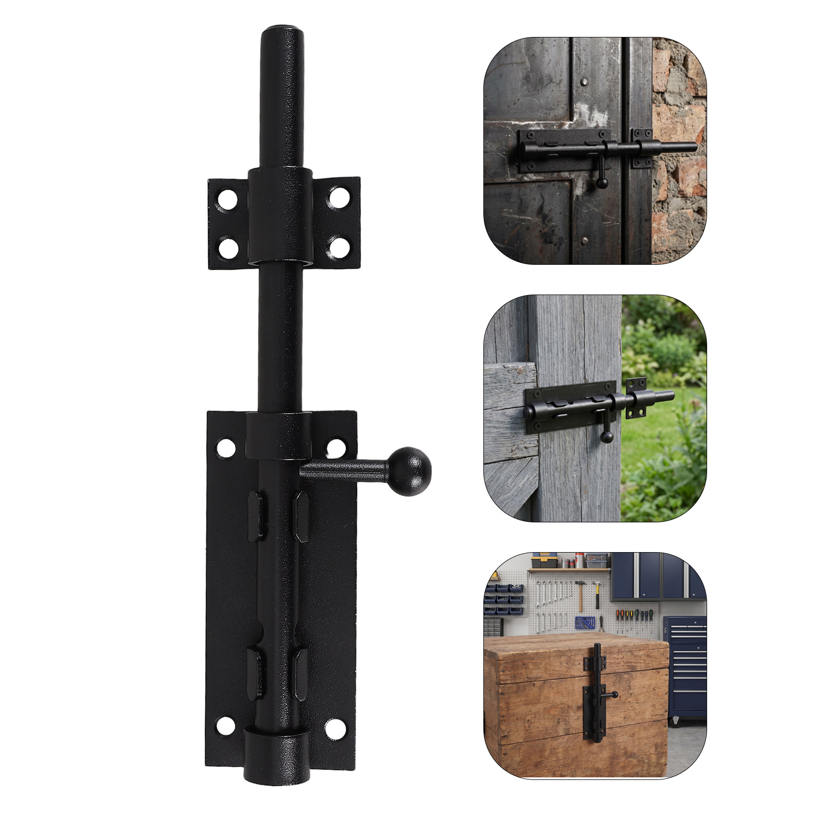 Home Improvement Fence - 8 Inch Home Improvement Door Latch