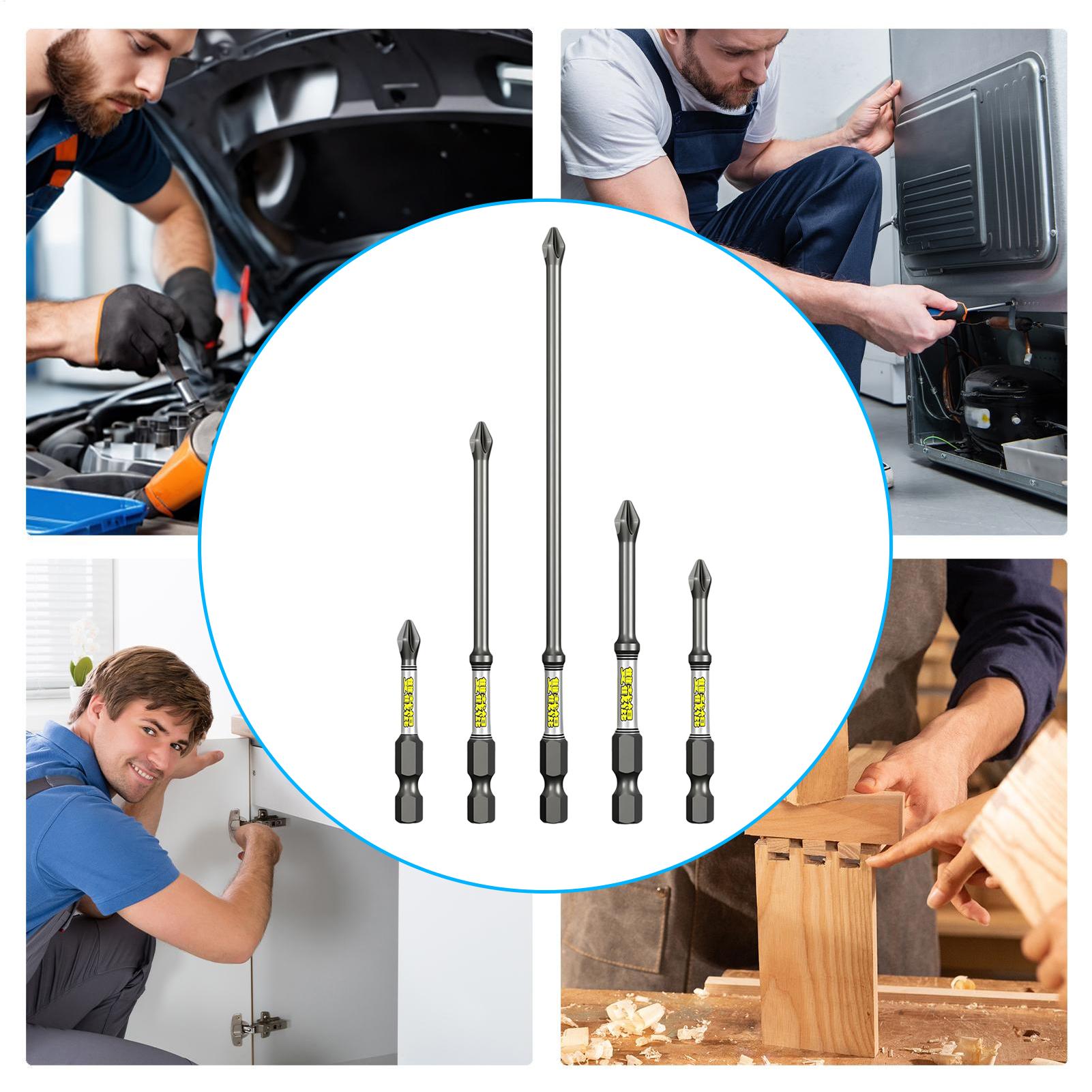 Drill Screwdriver Bit Set 5-Pi - Drill Bit Set review and price
