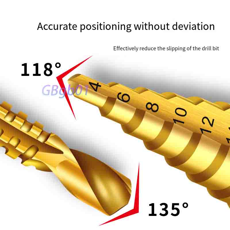 Serrated Step Drill Bit Set |  - Drill Bit Set review and price
