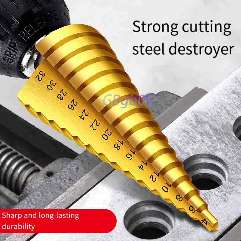 Serrated Step Drill Bit Set |  - Drill Bit Set review and price