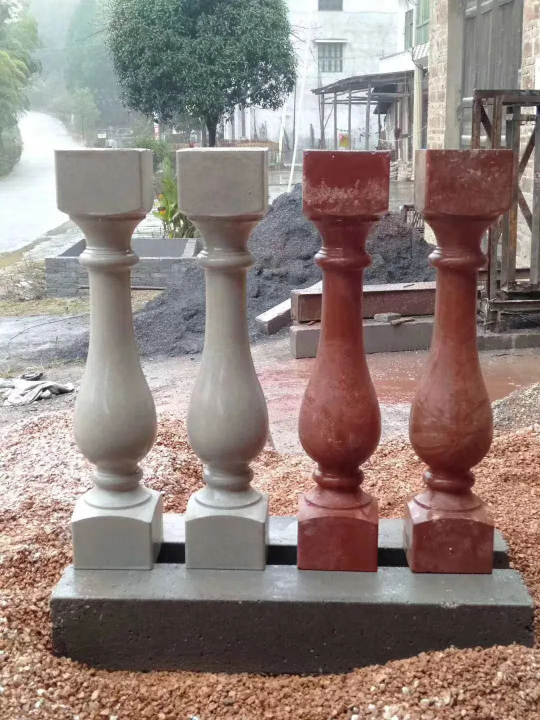 Set of 3 Plastic Precast Concr - Home Improvement Fence review and price