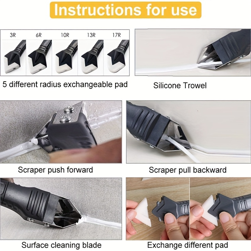 3 In 1 Silicone Scraper Sealan - Grout Saw Removal review and price