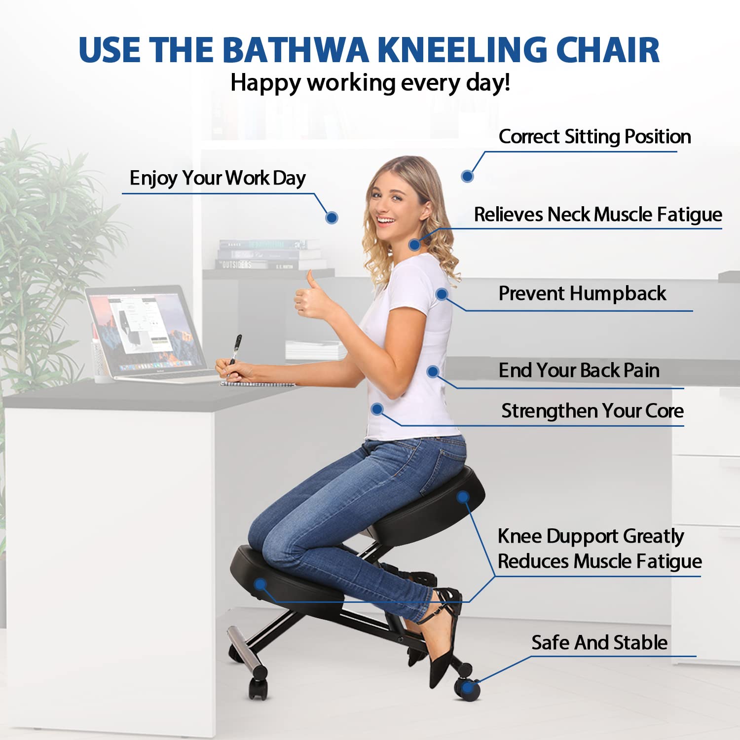 Kneeling Chair Ergonomic for O - Home Improvements review and price