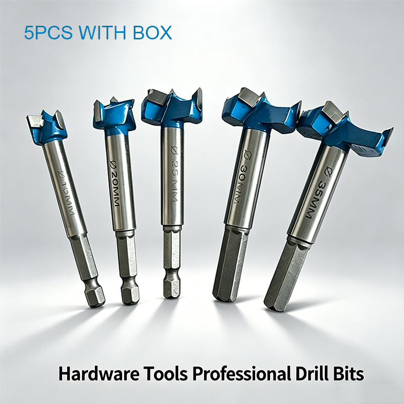 35mm Hinge Boring Bit Set 5Pcs - Drill Bit Set review and price