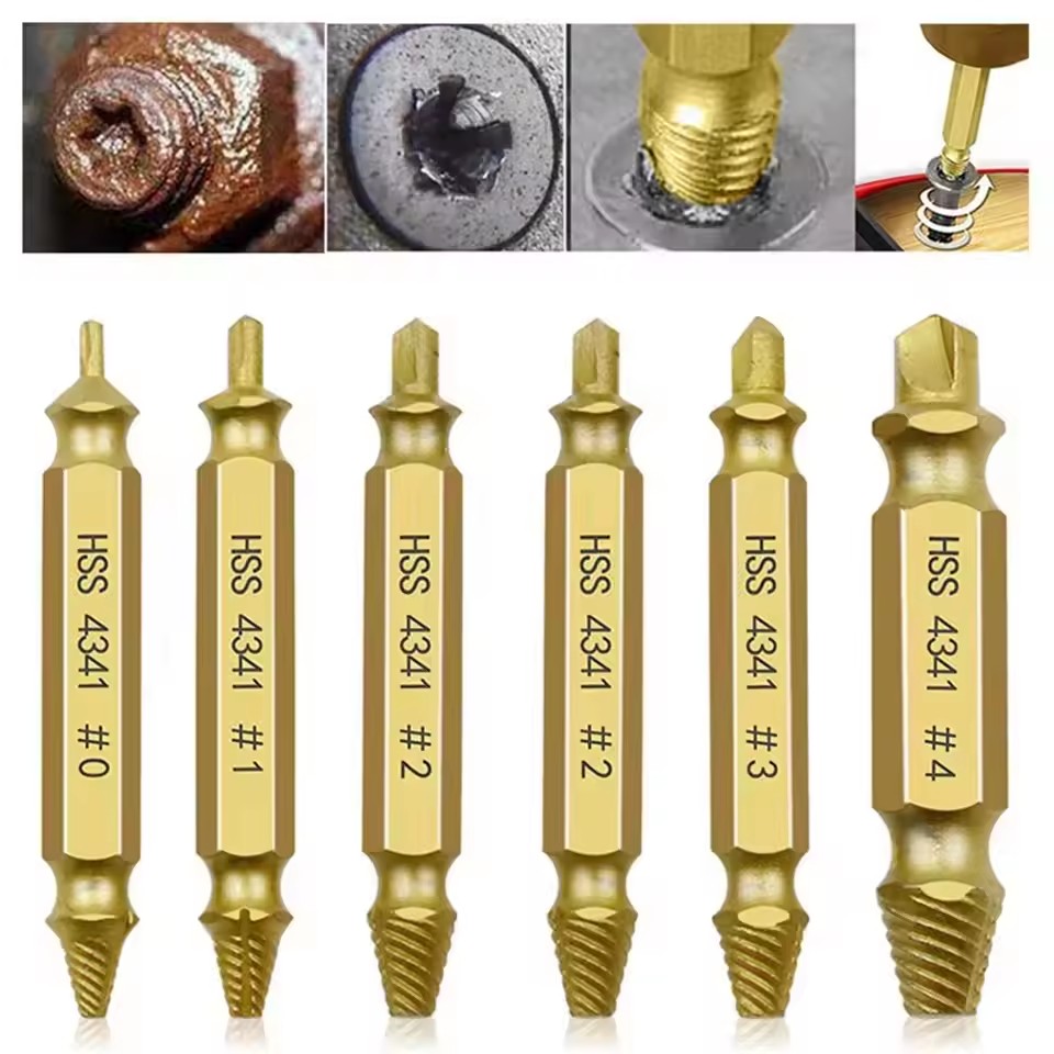 Damaged Broken Screw Extractor - Drill Bit Set review and price