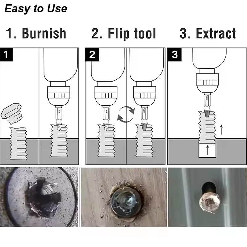 Damaged Broken Screw Extractor - Drill Bit Set review and price