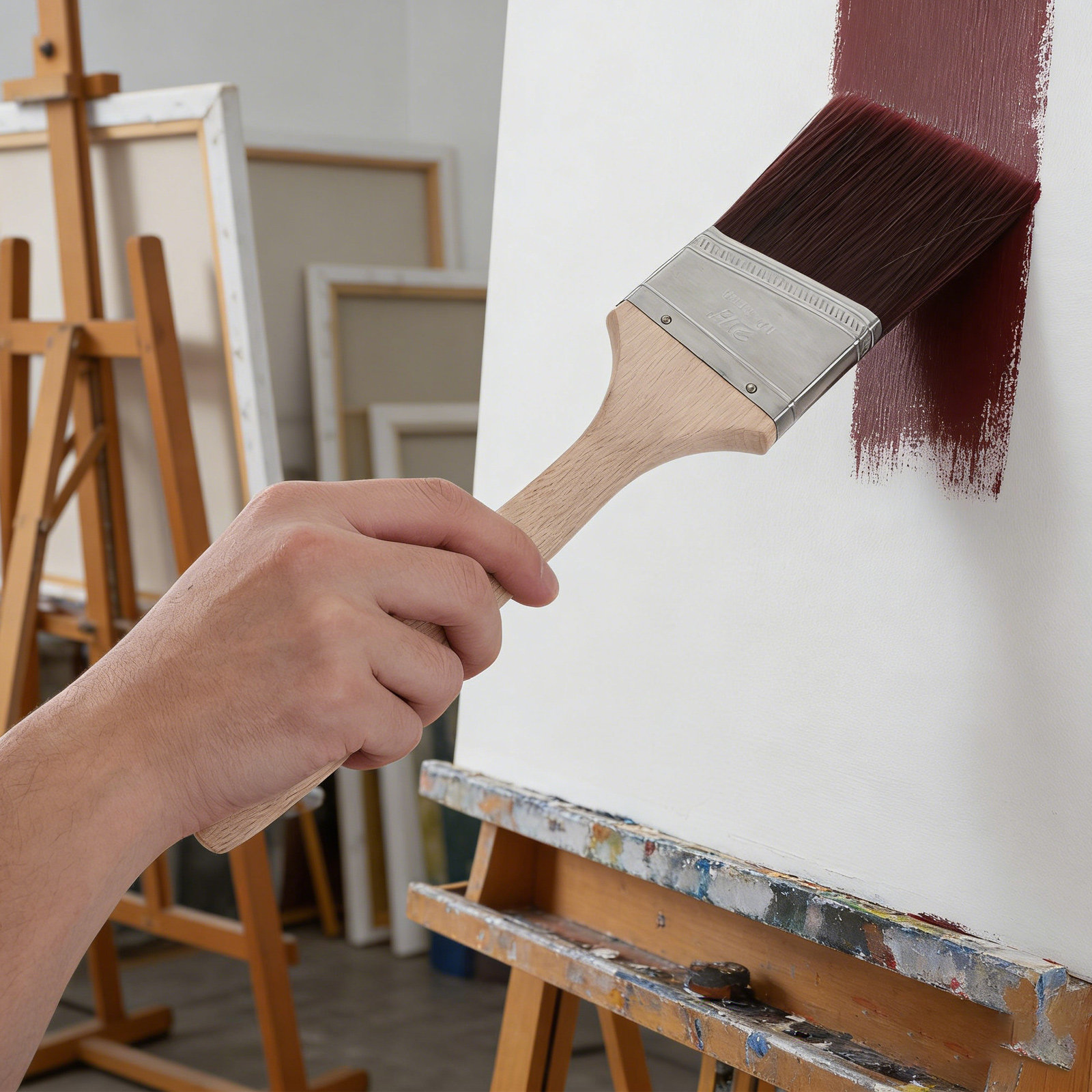 Flat Angle Paint Brush Latex I - Home Improvement Fence review and price