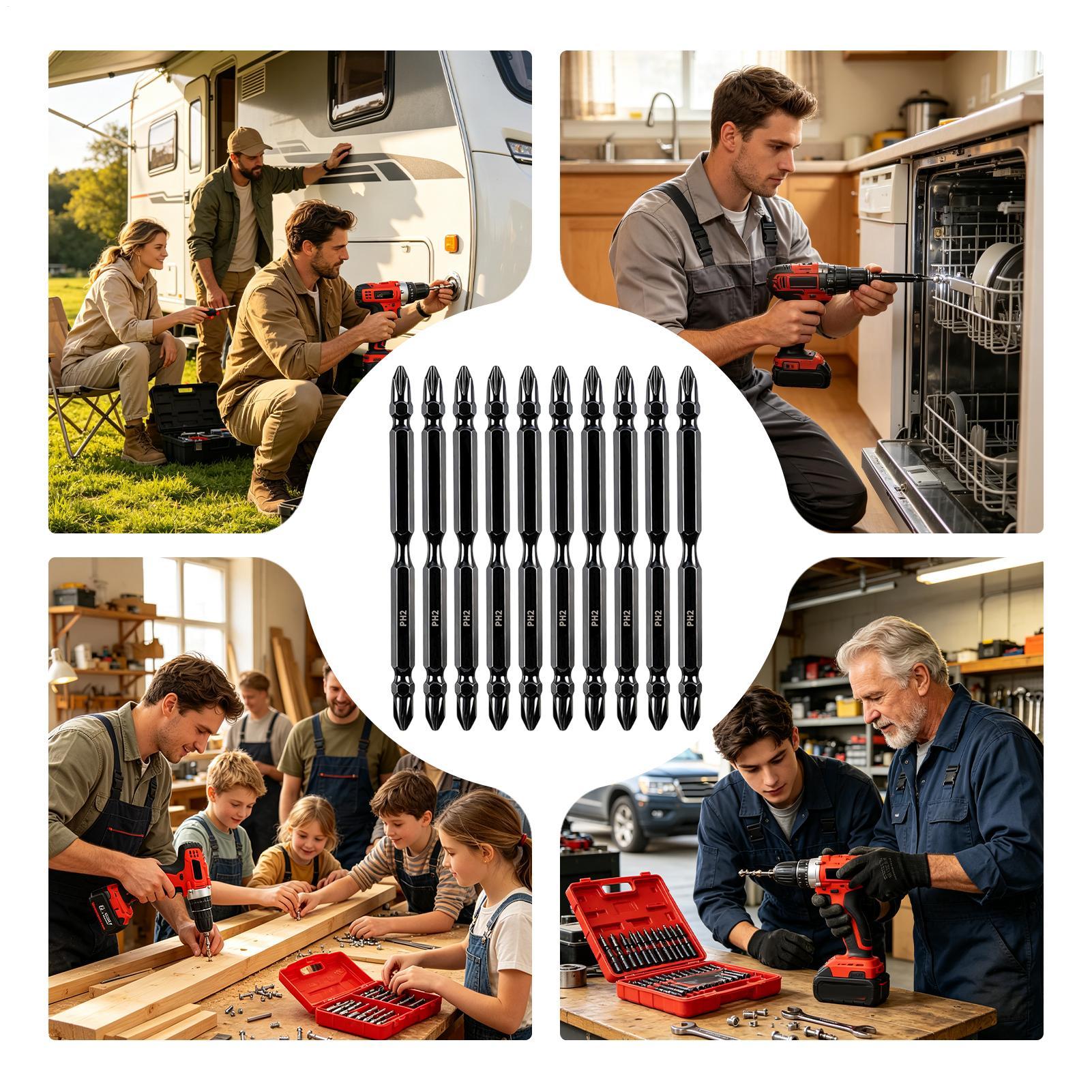 Magnetic Bits Double-Ended Mag - Drill Bit Set review and price
